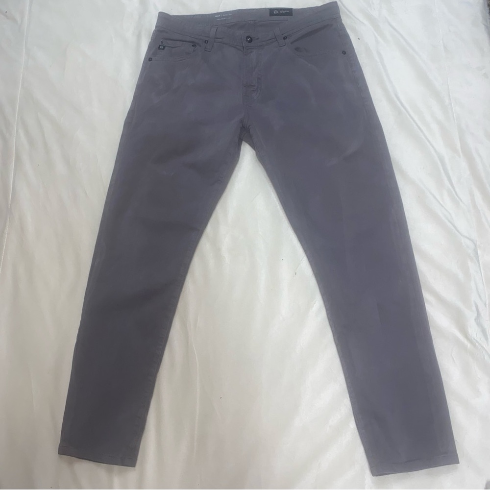 AG Adriano Goldschmied Gray Chinos